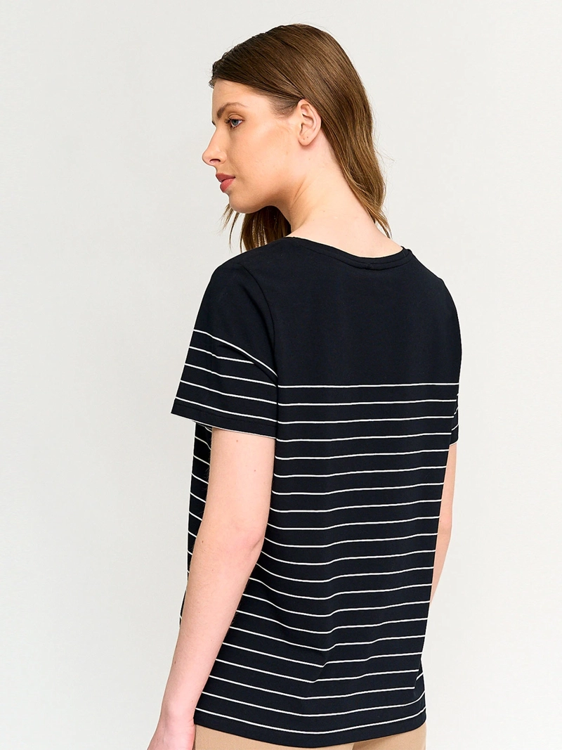 POLERA MUJER CACHAREL ALGODÓN MANGA CORTA - 2