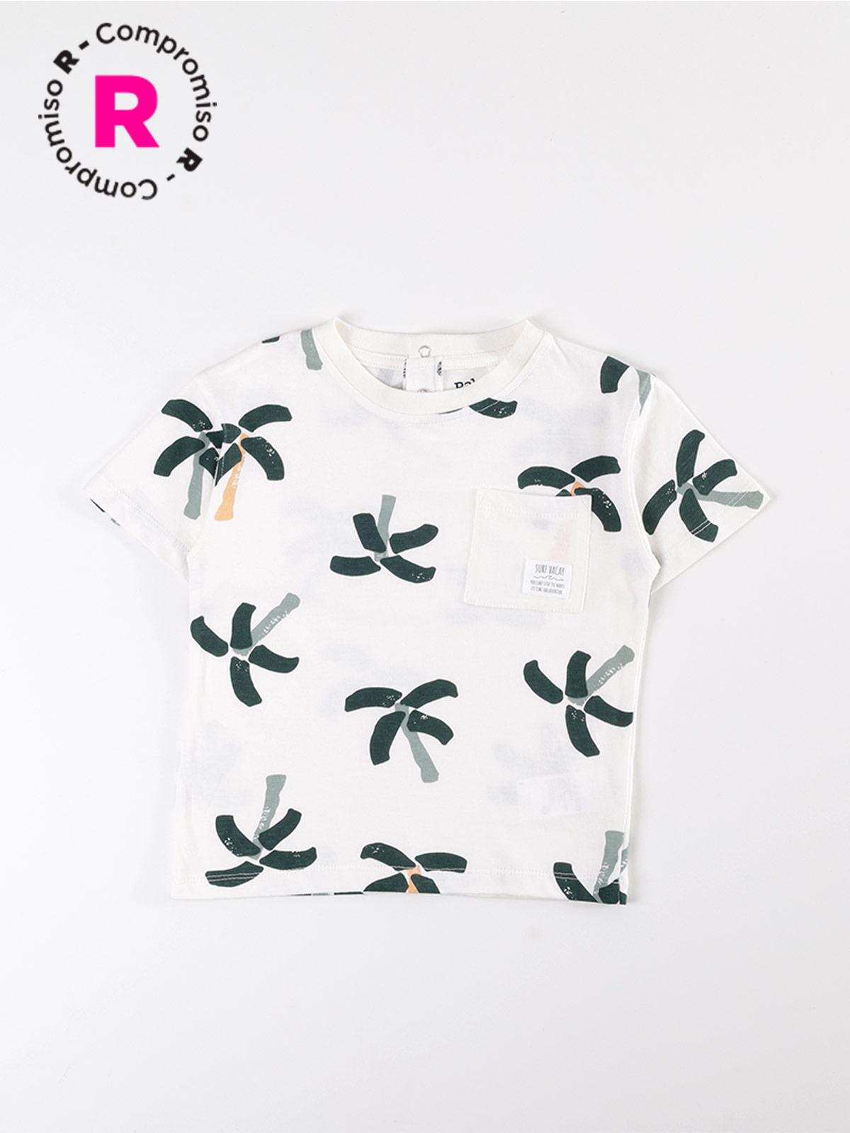 POLERA MANGA CORTA NIÑO BABY HARVEST ESTAMPADA