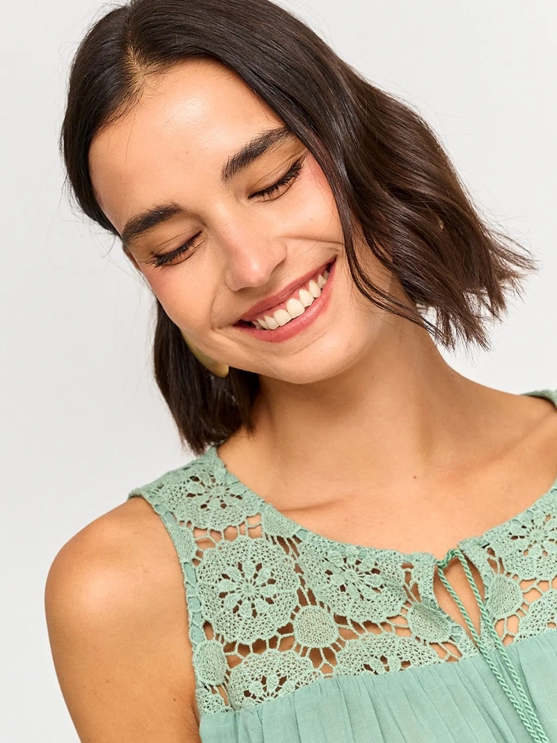 BLUSA MUJER TATIENNE SIN MANGAS - 3
