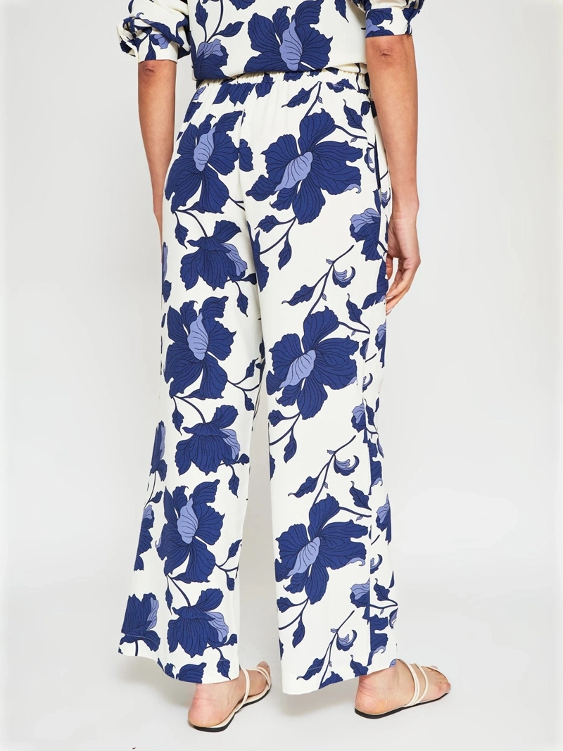 PANTALÓN MUJER CACHAREL ANCHO ESTAMPADO - 3