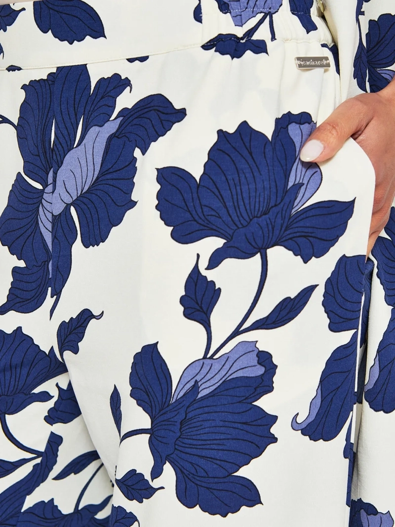 PANTALÓN MUJER CACHAREL ANCHO ESTAMPADO - 4
