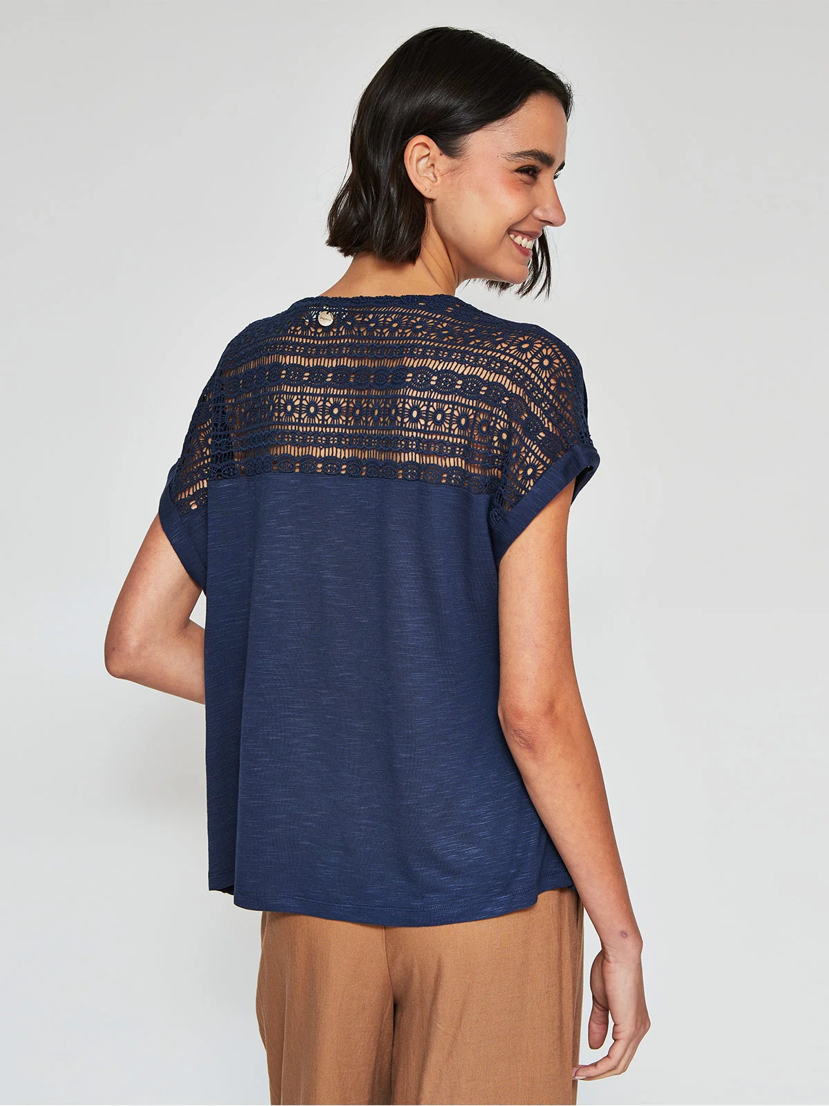 POLERA MUJER REGATTA MANGA CORTA MACRAMÉ - 2