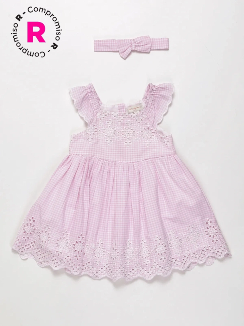 VESTIDO NIÑA BABY HARVEST CORAL2 - 1