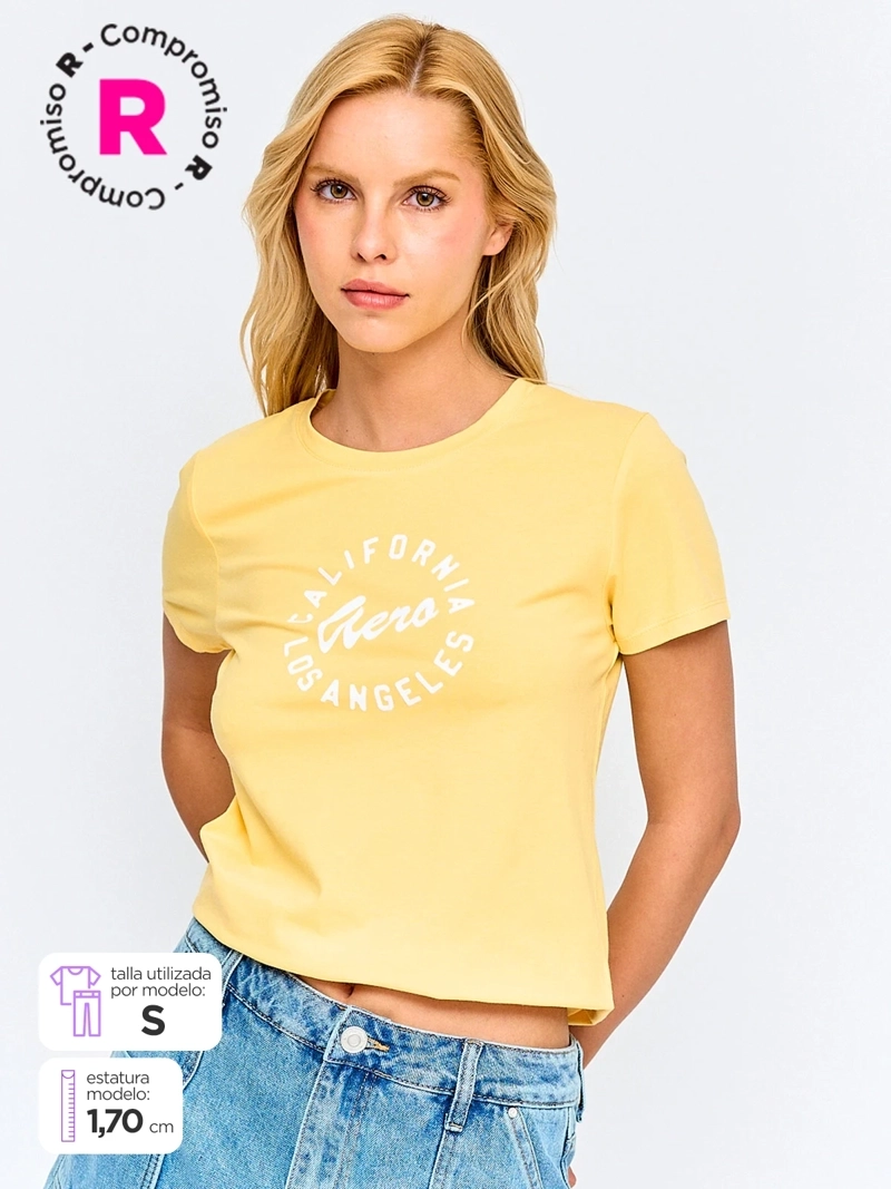 POLERA MUJER AEROPOSTALE ALGODÓN  - 1