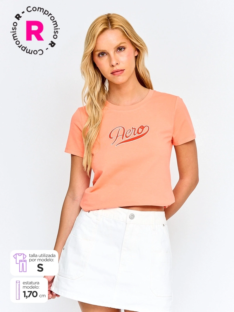 POLERA MUJER AEROPOSTALE ALGODÓN  - 1
