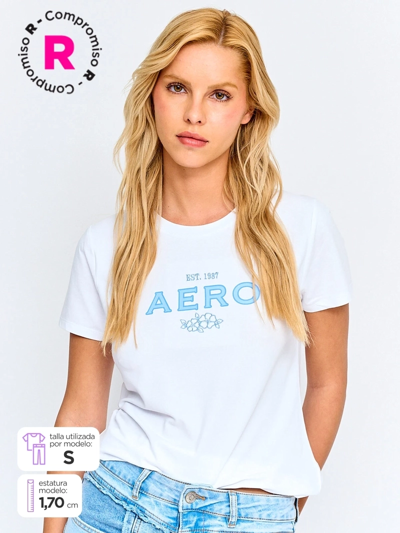 POLERA MUJER AEROPOSTALE ALGODÓN  - 1