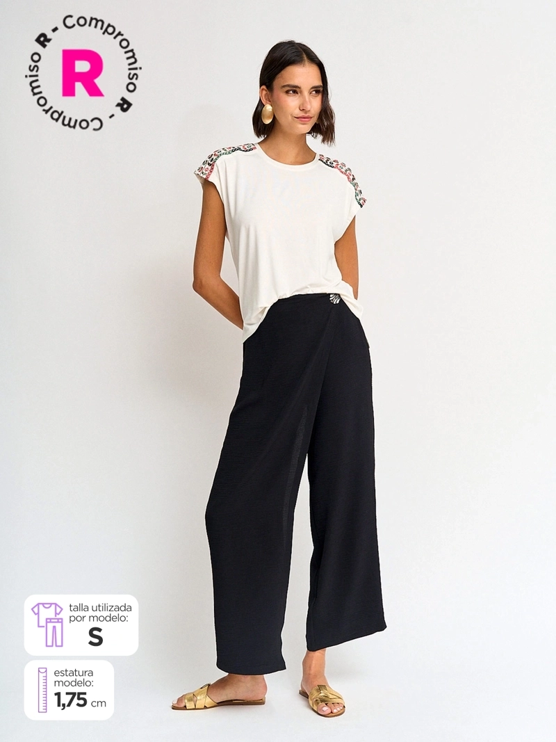 PANTALÓN MUJER TATIENNE CRUCE - 1