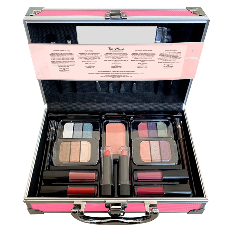 MALETA DE MAQUILLAJE BE MINE PINK - 1