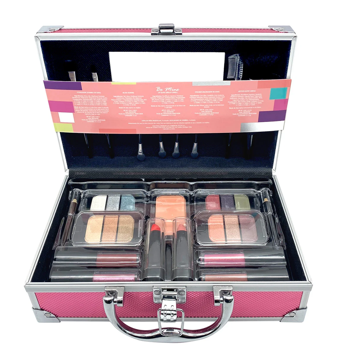 MALETA DE MAQUILLAJE BE MINE PINK - 1