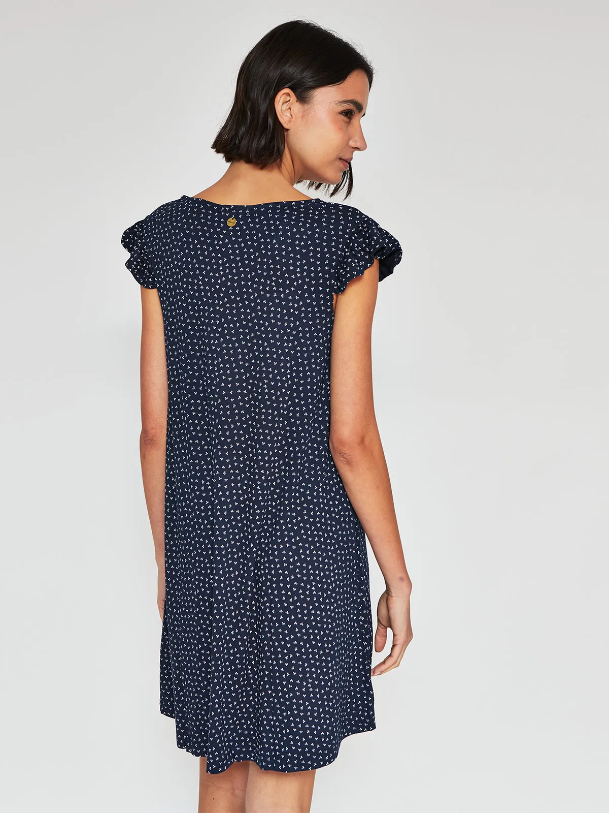 VESTIDO MUJER REGATTA CORTO CUELLO EN V - 2
