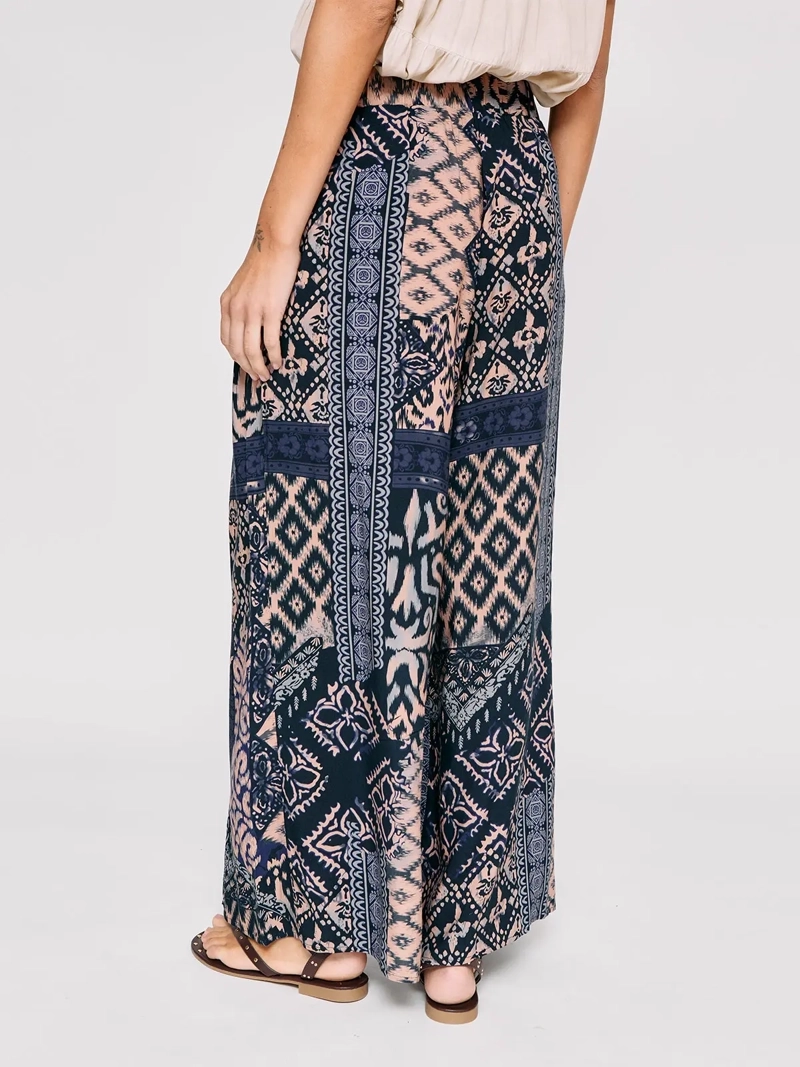 PANTALÓN MUJER TATIENNE PALAZZO LISO - 3
