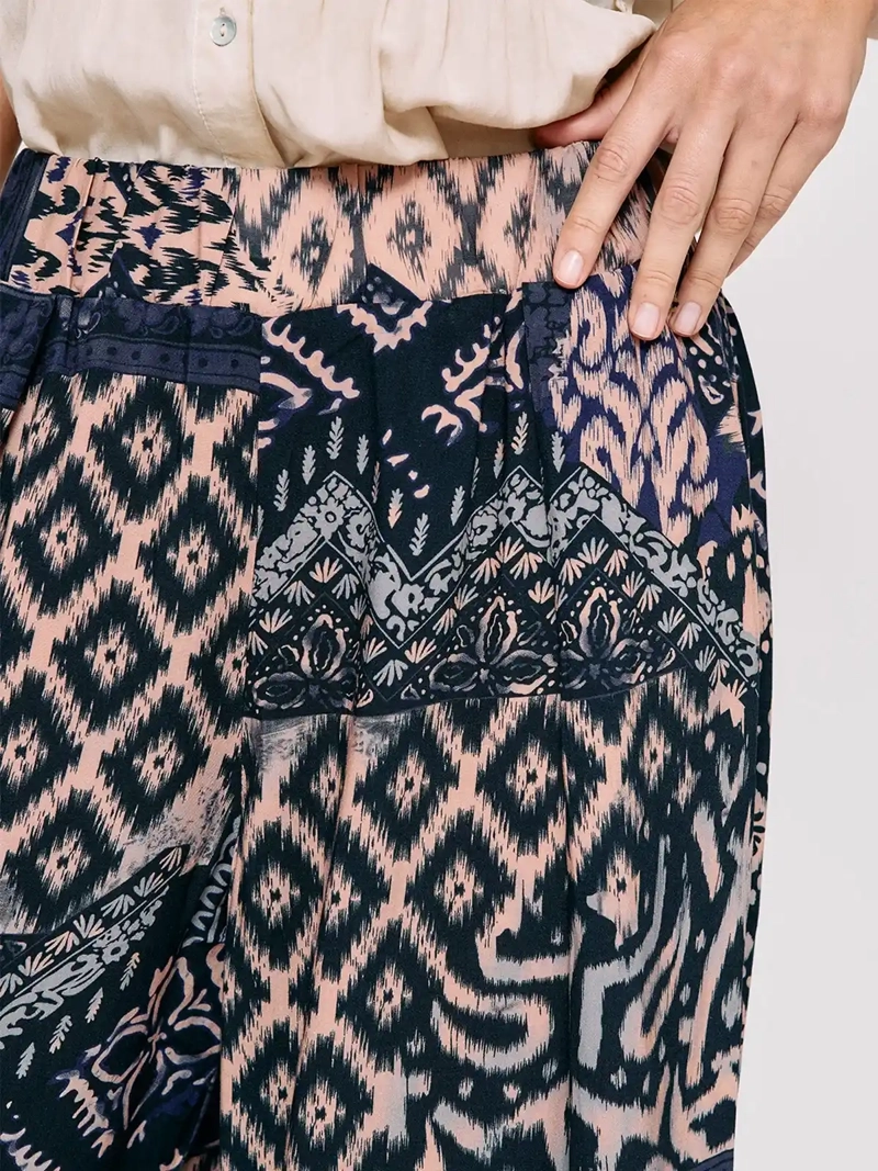 PANTALÓN MUJER TATIENNE PALAZZO LISO - 4