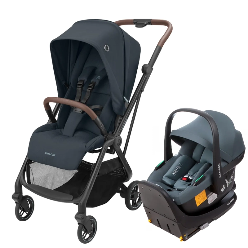 COCHE TRAVEL SYSTEM MAXI-COSI GRAFITO LEONA 2 CABRIOFIX - 1