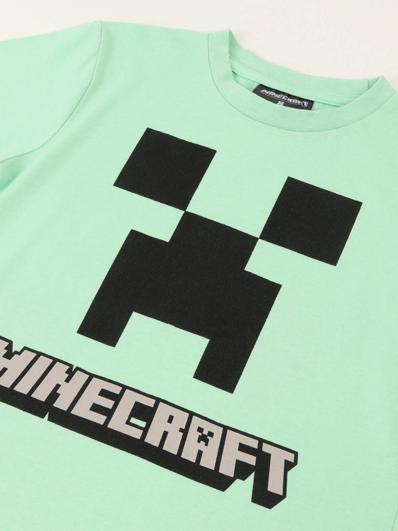 POLERA MANGA CORTA NIÑO MINECRAFT - 3