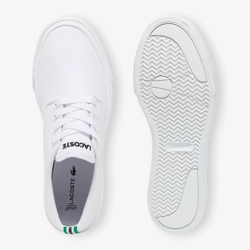 ZAPATILLAS MUJER LACOSTE CASUALES BLANCO GRIP BASE - 4