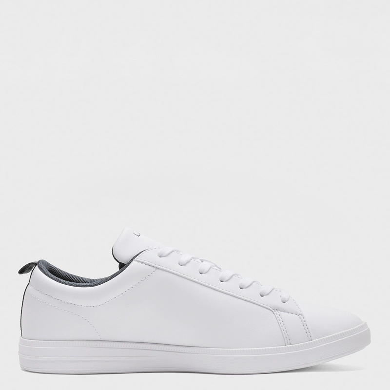 ZAPATILLAS HOMBRE LACOSTE CASUALES BLANCO COURT BASE CUERO - 4