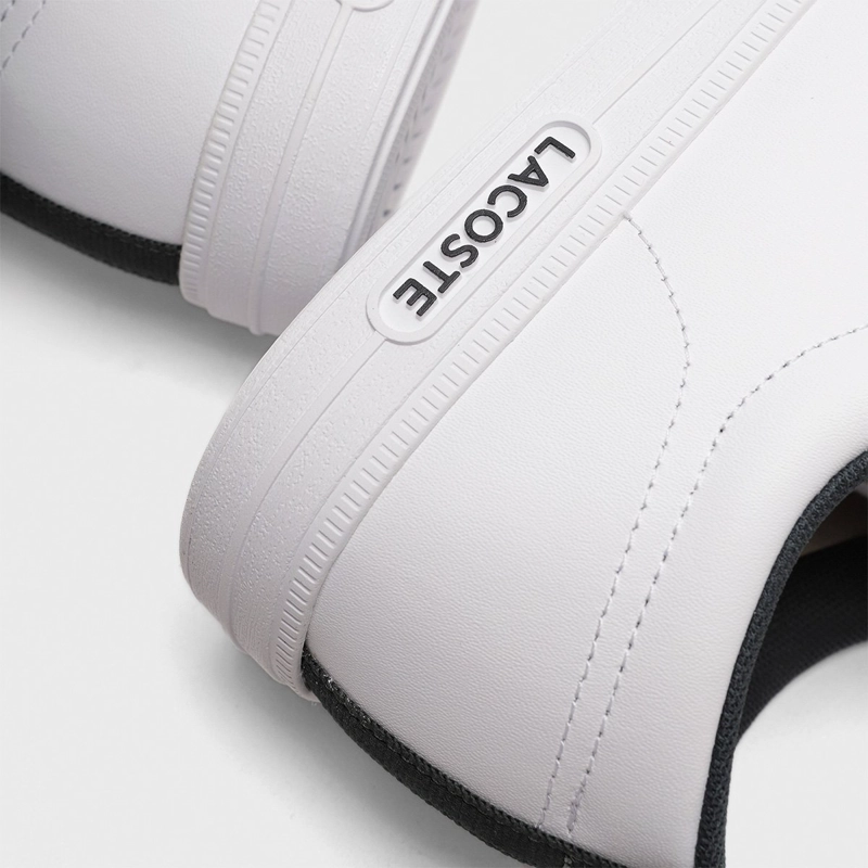 ZAPATILLAS HOMBRE LACOSTE CASUALES BLANCO COURT BASE CUERO - 7