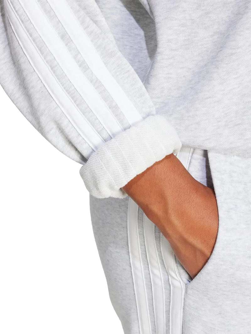 POLERÓN MANGA LARGA MUJER ADIDAS ESSENTIALS 3 BANDAS FRENCH TERRY - 4