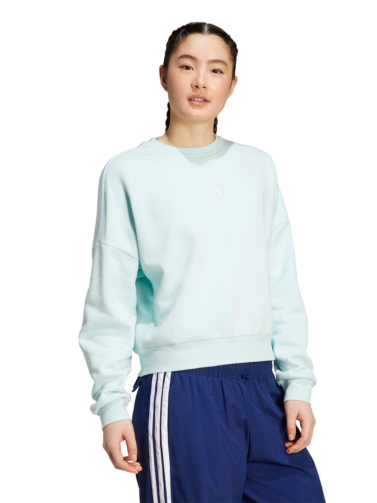 POLERÓN MANGA LARGA MUJER ADIDAS ESSENTIALS CON LOGO PEQUEÑO - 3