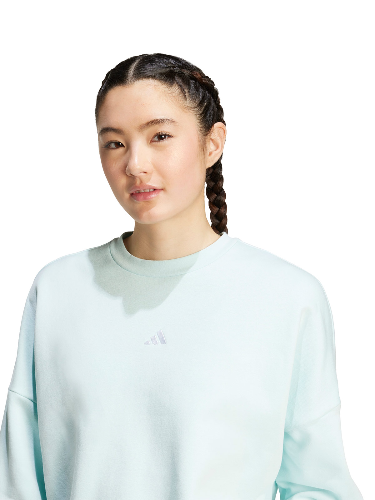 POLERÓN MANGA LARGA MUJER ADIDAS ESSENTIALS CON LOGO PEQUEÑO - 4