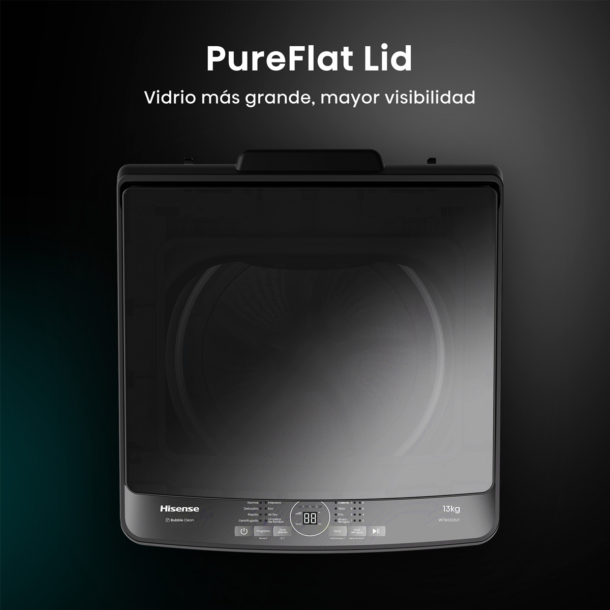 LAVADORA HISENSE 13 KG CARGA SUPERIOR WT3K1323UT - 13