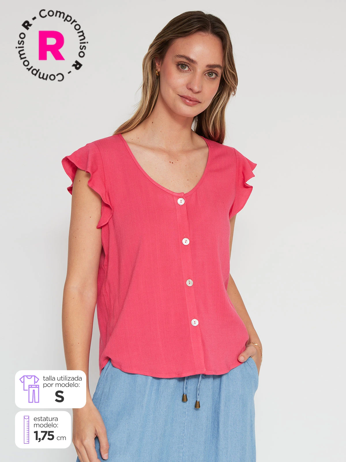BLUSA MUJER REGATTA MANGA CORTA - 1