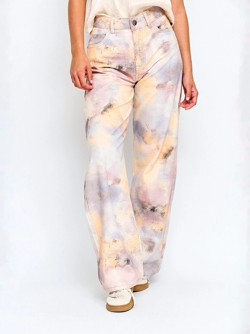 JEANS MUJER BARBADOS ALGODÓN ESTAMPADO - 2