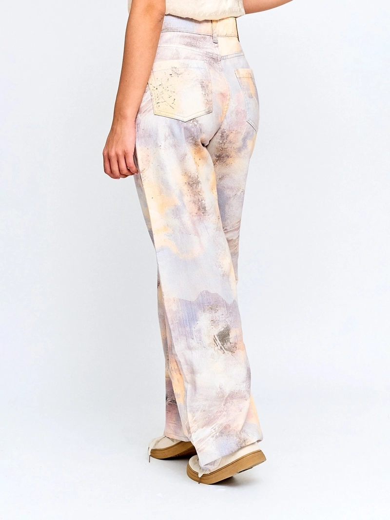 JEANS MUJER BARBADOS ALGODÓN ESTAMPADO - 3