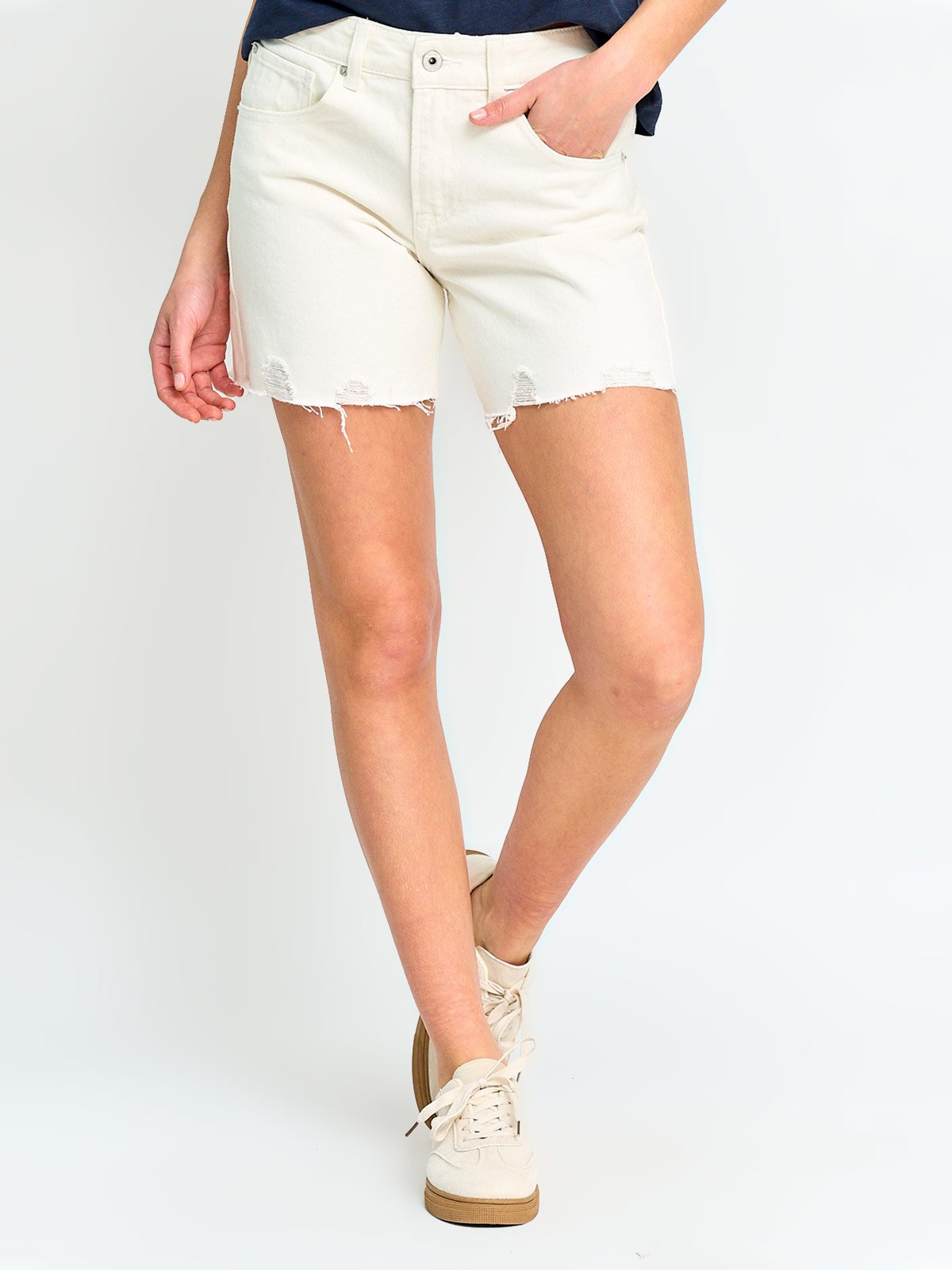 SHORT MUJER PEPE JEANS ALGODÓN ROTURAS - 2