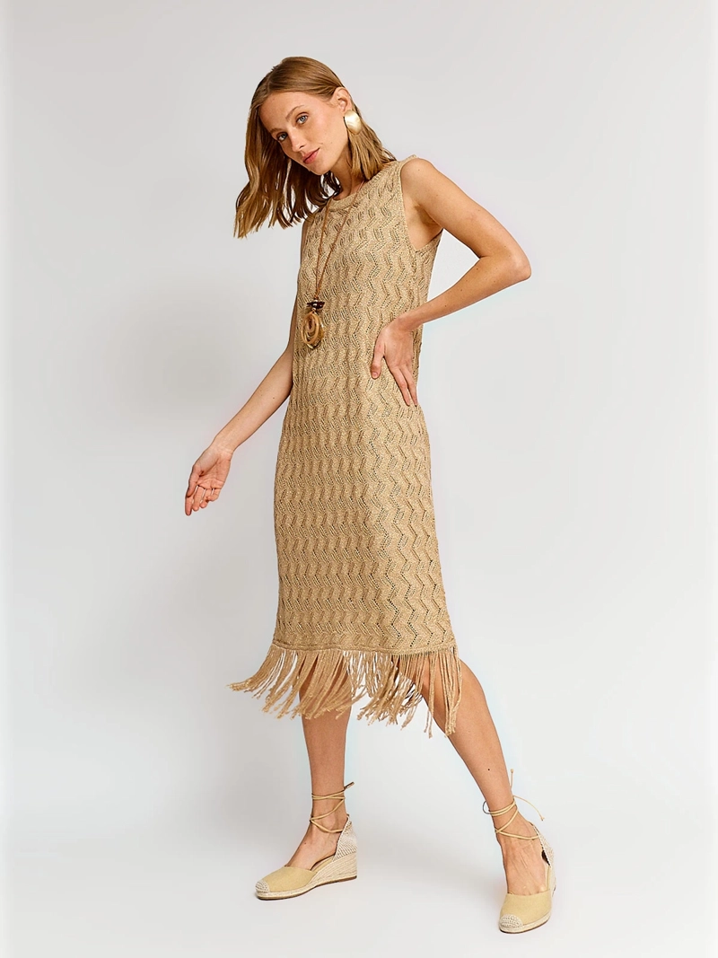 VESTIDO MUJER TATIENNE SIN MANGAS HILO - 2