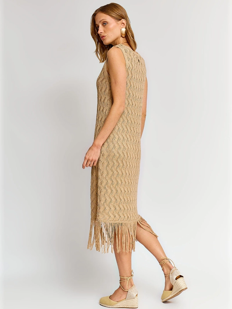 VESTIDO MUJER TATIENNE SIN MANGAS HILO - 3