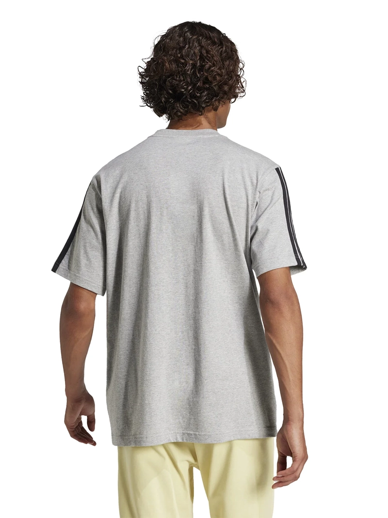 POLERA MANGA CORTA HOMBRE ADIDAS ESSENTIALS SINGLE JERSEY 3 BANDAS - 2