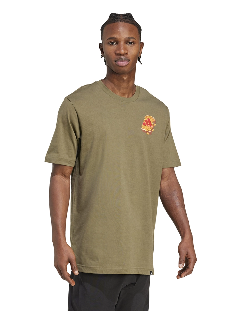 POLERA MANGA CORTA HOMBRE ADIDAS MANTEQUILLA DE MANÍ - 2