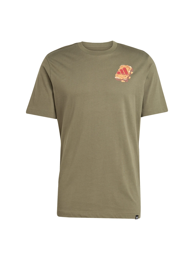 POLERA MANGA CORTA HOMBRE ADIDAS MANTEQUILLA DE MANÍ - 6