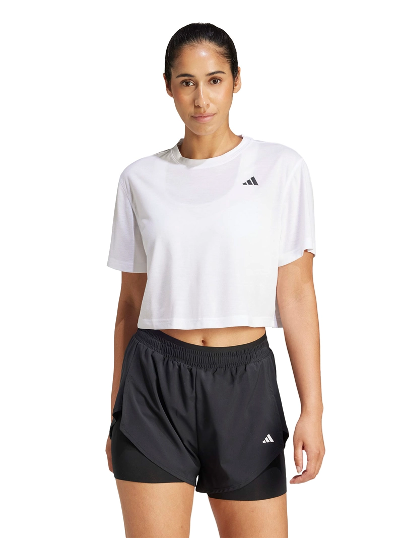 ADIDAS POLERA MANGA CORTA MUJER ADIDAS TRAIN ESSENTIALS BOXY