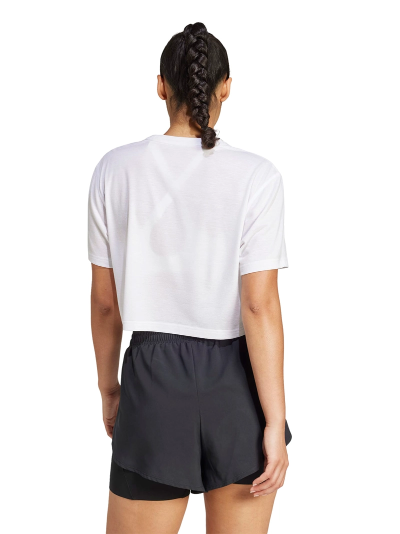 POLERA MANGA CORTA MUJER ADIDAS TRAIN ESSENTIALS BOXY - 2
