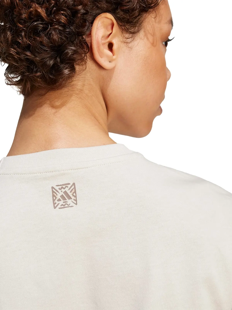 POLERA MANGA CORTA MUJER ADIDAS ESTAMPADA ANIMAL PRINT - 4