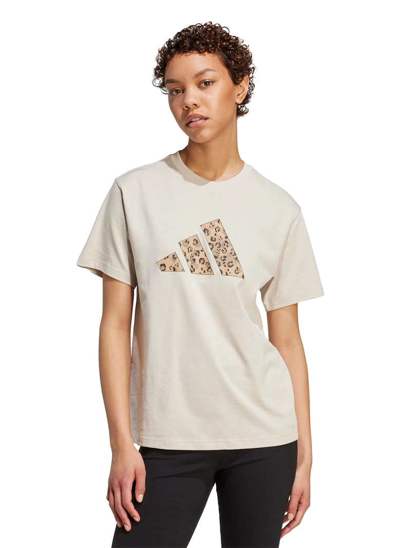 POLERA MANGA CORTA MUJER ADIDAS ESTAMPADA ANIMAL PRINT