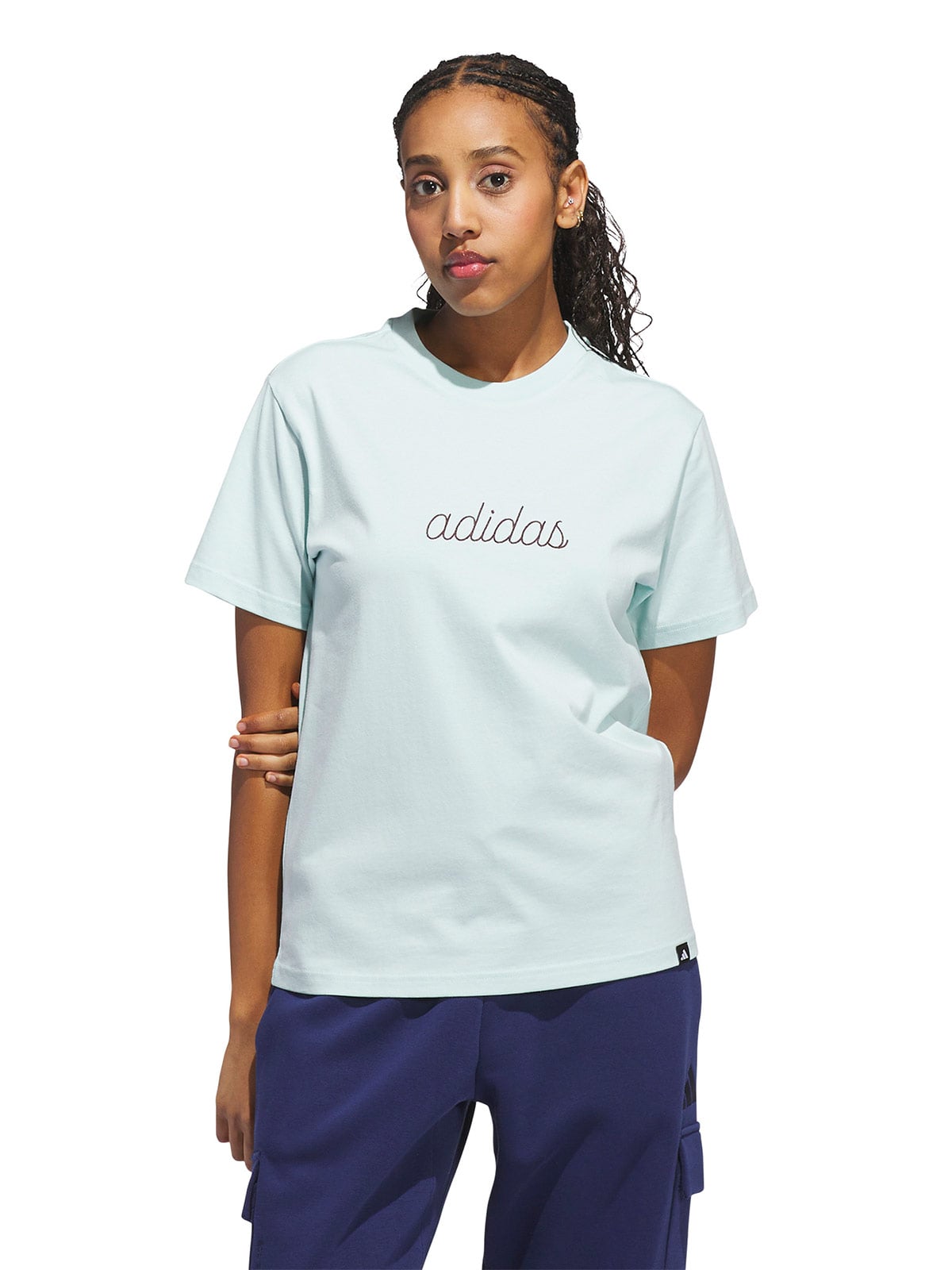 POLERA MANGA CORTA MUJER ADIDAS COZY HOLIDAYS - 1