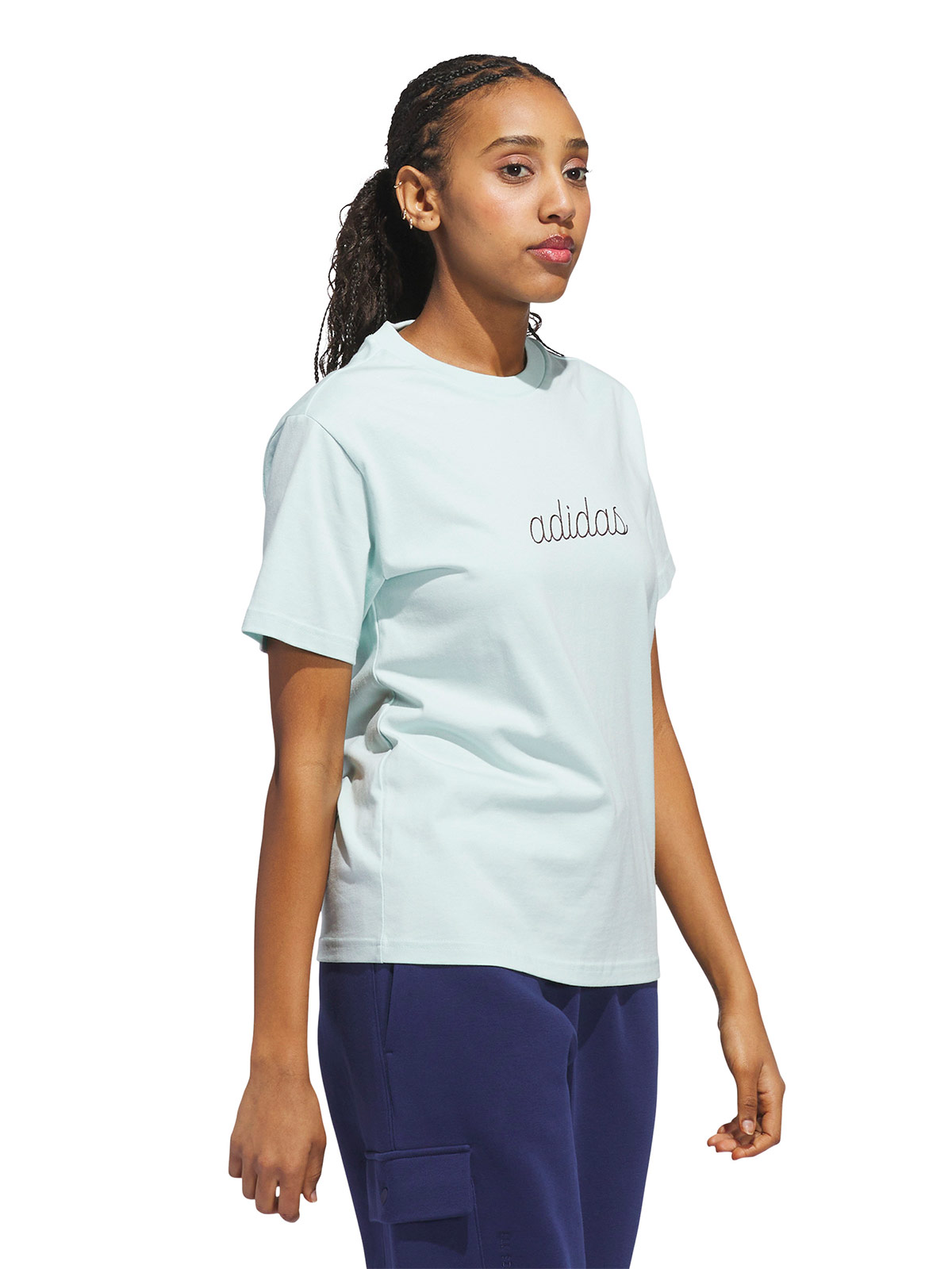 POLERA MANGA CORTA MUJER ADIDAS COZY HOLIDAYS - 3