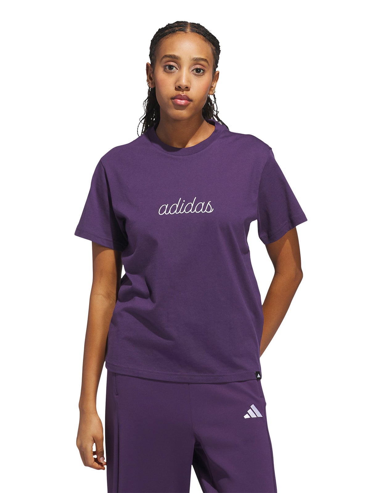 POLERA MANGA CORTA MUJER ADIDAS COZY HOLIDAYS - 1