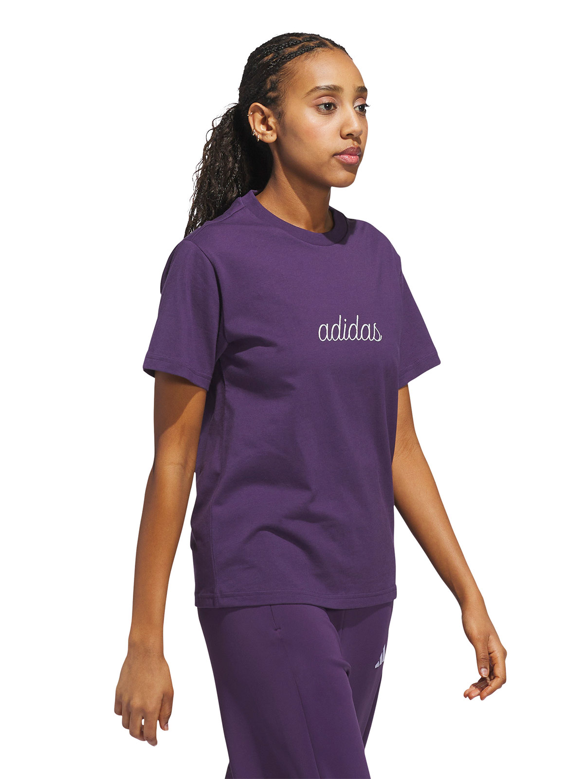 POLERA MANGA CORTA MUJER ADIDAS COZY HOLIDAYS - 3