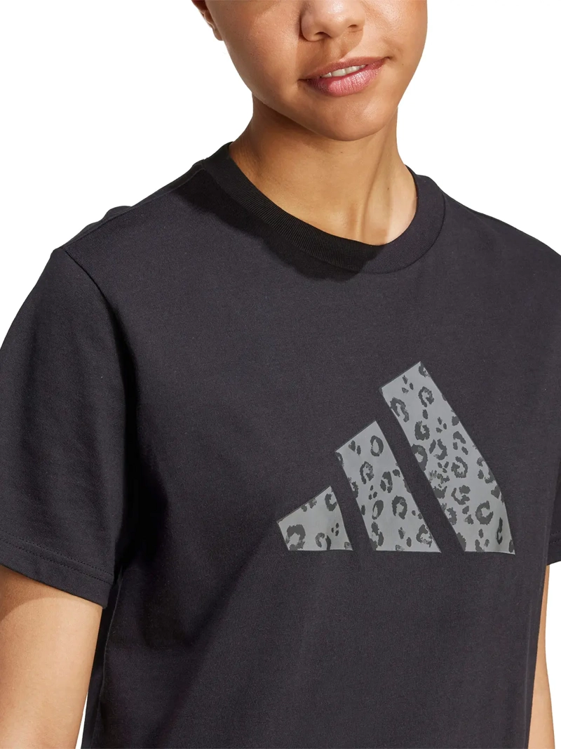 POLERA MANGA CORTA MUJER ADIDAS ESTAMPADA ANIMAL PRINT - 4