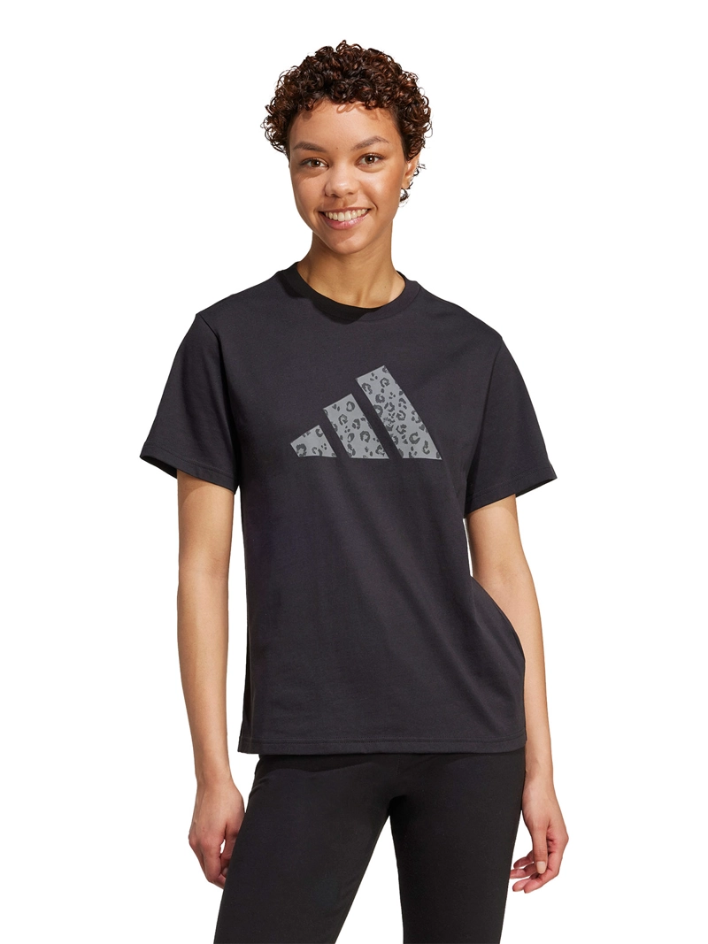 ADIDAS POLERA MANGA CORTA MUJER ADIDAS ESTAMPADA ANIMAL PRINT