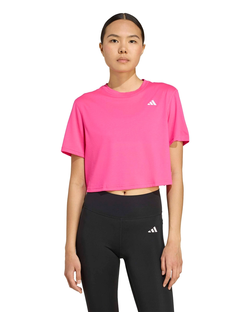 ADIDAS POLERA MANGA CORTA MUJER ADIDAS TRAIN ESSENTIALS BOXY