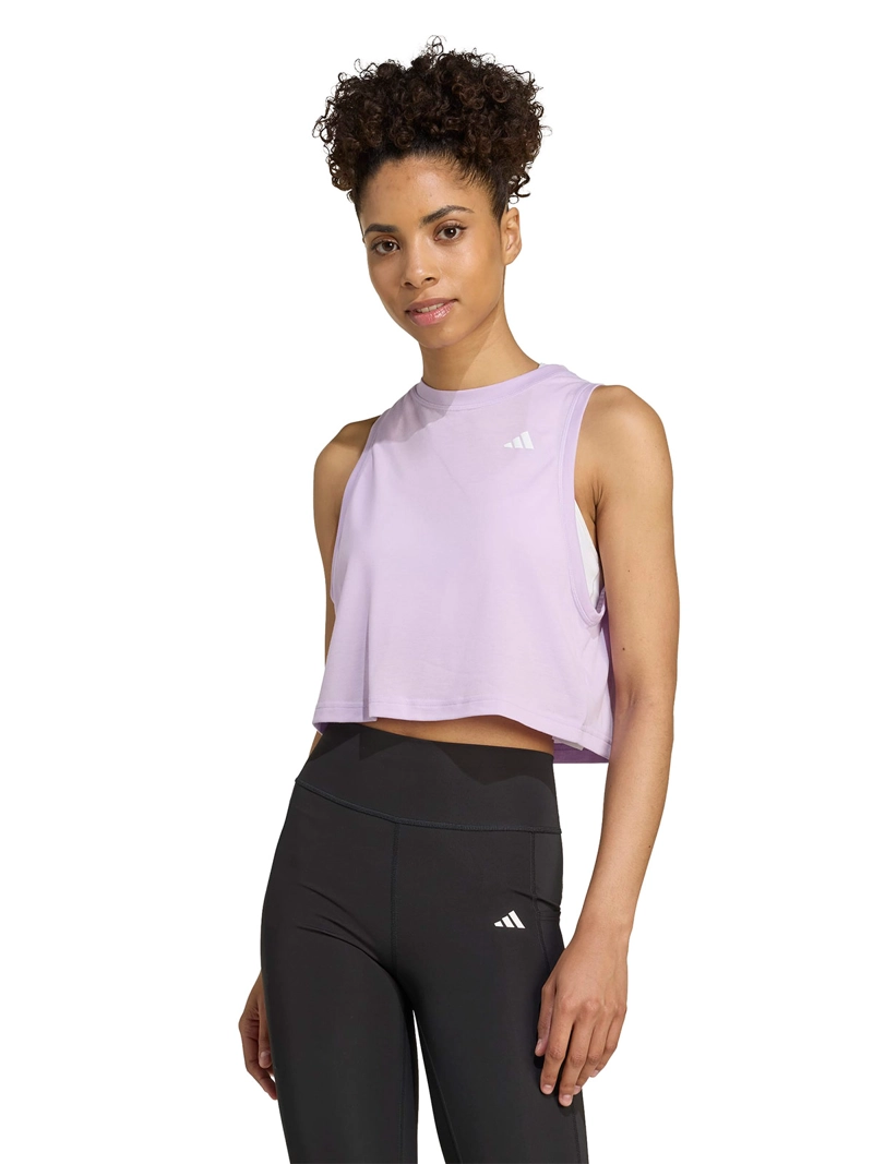 ADIDAS POLERA SIN MANGAS MUJER ADIDAS TRAIN ESSENTIALS BOXY WORKOUT