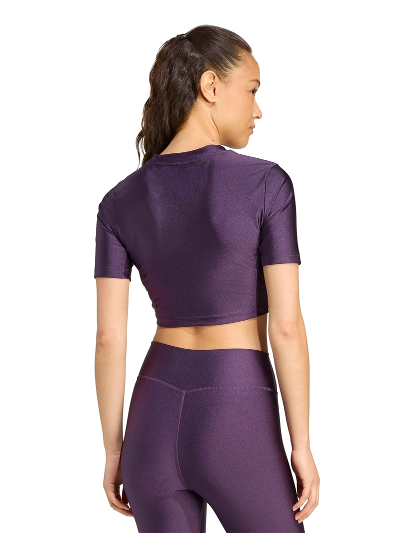 POLERA MUJER ADIDAS WORKOUT ESSENTIALS SHINE - 2