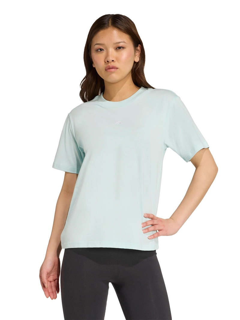 POLERA MANGA CORTA MUJER ADIDAS ESSENTIALS LOGO PEQUEÑO - 1