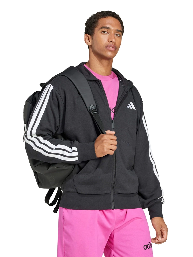 POLERÓN HOMBRE ADIDAS ESSENTIAL THREE STRIPES FRENCH TERRY JD1877 NEGRO - 2