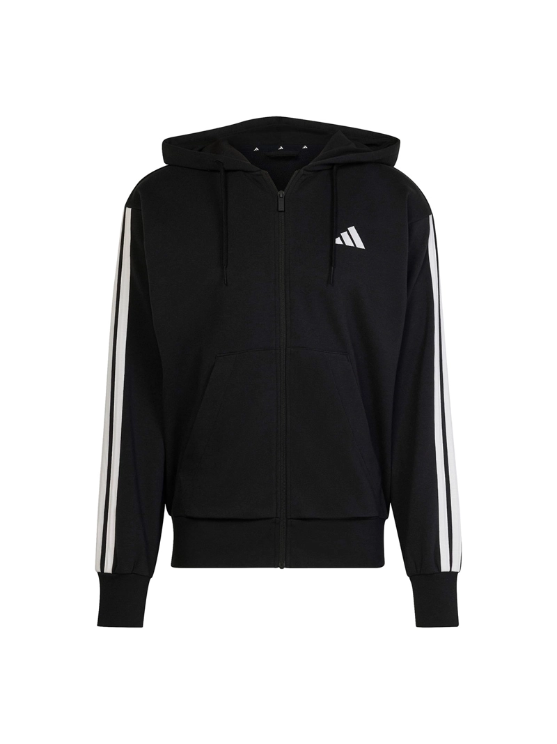 POLERÓN HOMBRE ADIDAS ESSENTIAL THREE STRIPES FRENCH TERRY JD1877 NEGRO - 6
